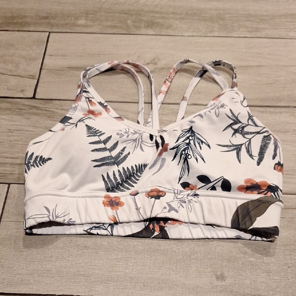 🥠SHEIN Floral Print Sports Bra💐